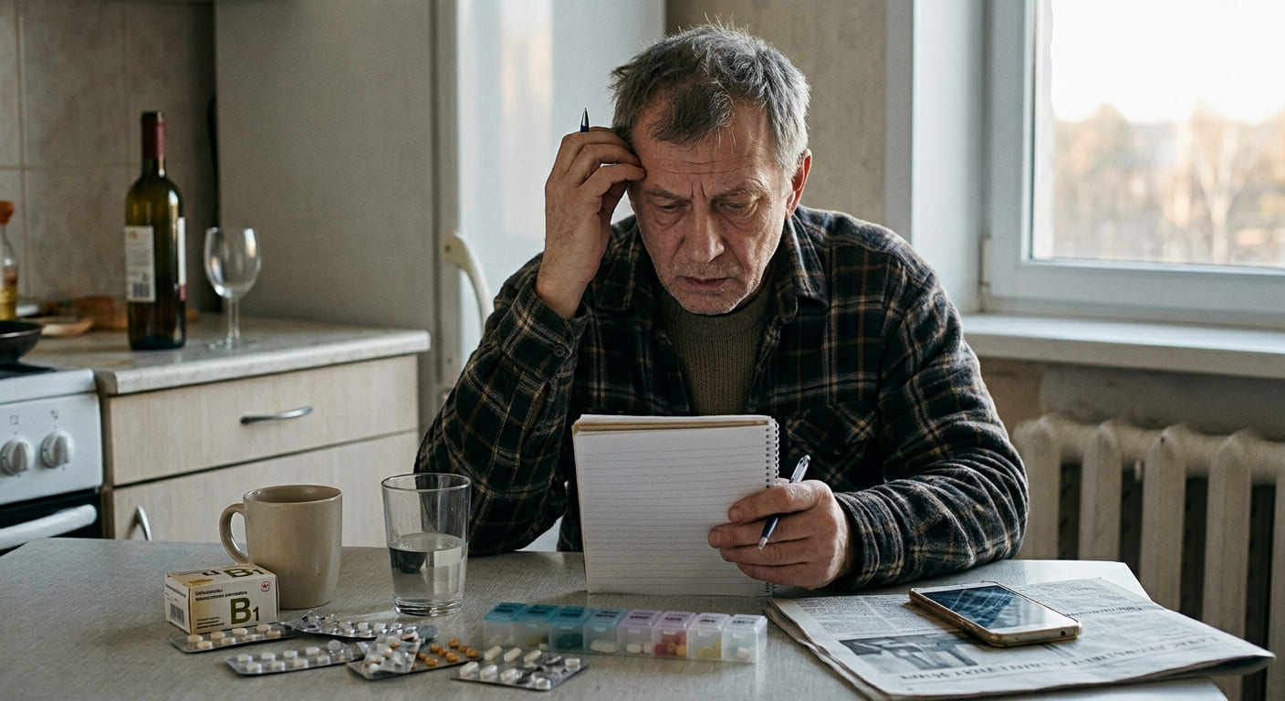 Алкогольная энцефалопатия: почему у алкоголиков ухудшается память и страдают когнитивные способности